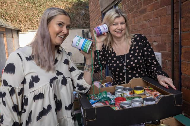 Paperclip has launched its 'Tins and Telephones' campaign to collect as many tins of tuna, processed meats and other foods for Chesterfield Foodbank
