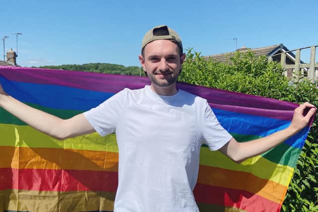 LGBT+ campaigner Calum McDermott, from Hasland.