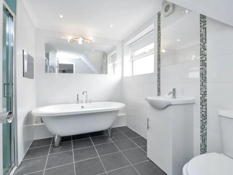 Inside one of the bathrooms.
