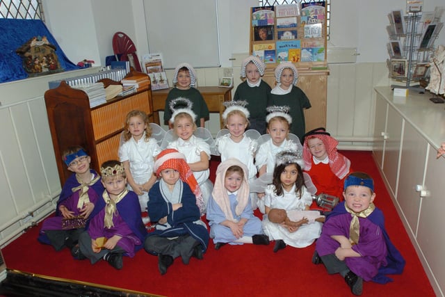 Back to 2009 for this view of the cast of the Seaton Carew Holy Trinity School Nativity. Can you spot someone you know?