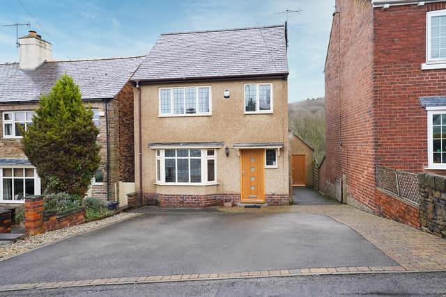 The three-bedroom property at New Road, Holymoorside is on sale for £450,000.