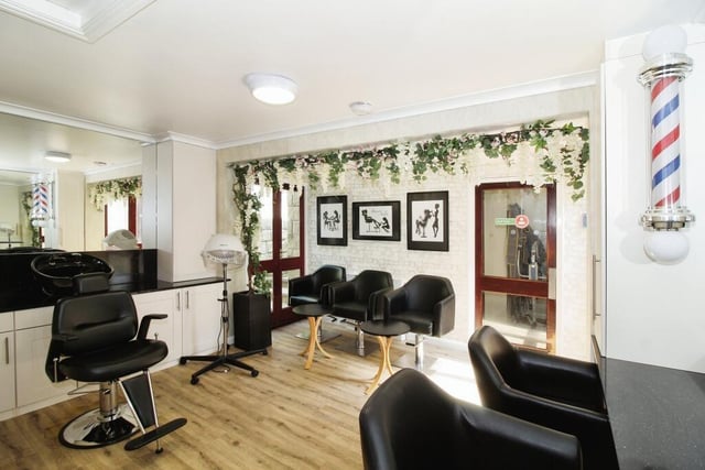 The hair salon could get a new look as an additional reception room or ground-floor bedroom.