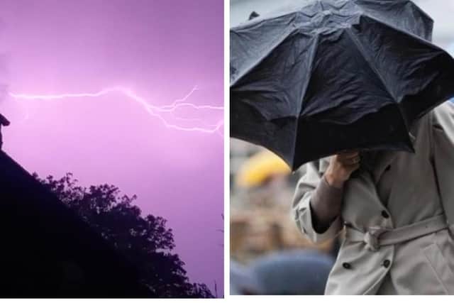 Could Derbyshire be hit by thunder and hail?
Left pic: Andrew Manning