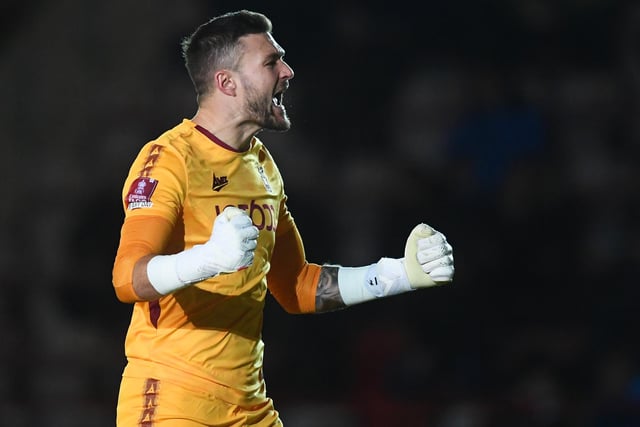 The 33-year-old has been released by Bradford City after 137 appearances in four years. The experienced goalkeeper had a short loan spell with the Spireites 10 years ago.