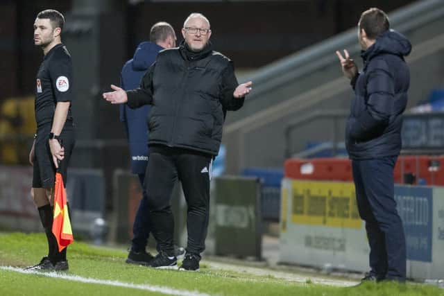 Barnet manager, Peter Beadle (pictured left) said his team's performance was not acceptable as they conceded six to the Spireites.