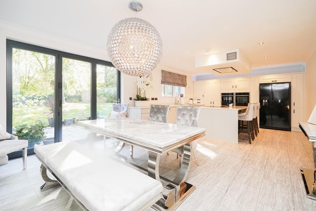 The ground floor layout is exceptional, with a fabulous lounge alongside an equally impressive kitchen/dining room, complete with a full range of integrated appliances