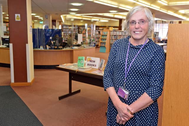 Chesterfields senior library manager Angela Madin is looking forward to welcoming customers back on April 12