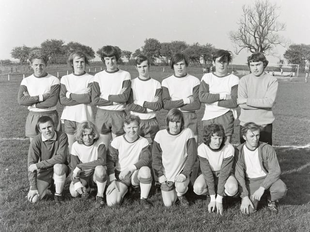 Derbyshire athletic FC team photo, May 1970.