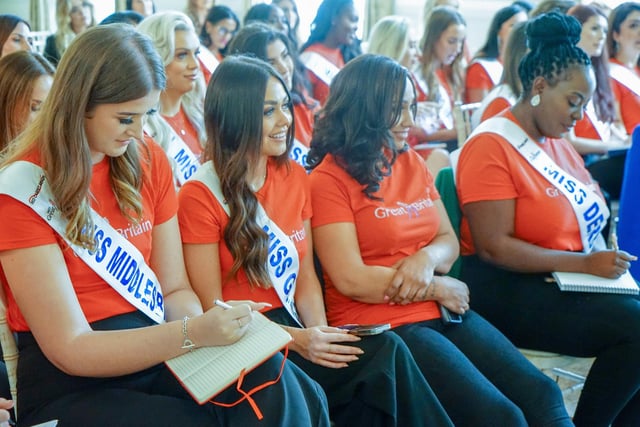 Miss Great Britain hopefuls were given tips and advice about the top pageant at the event