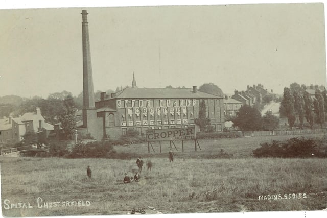 Masons cigarettes factory was housed in Spital Mill at the turn of the 20th century.