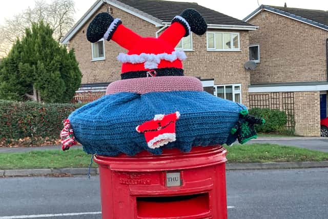 The festive post box