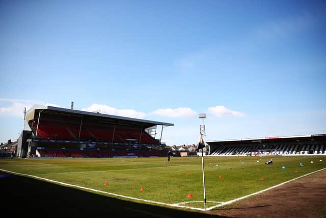 Chesterfield take on Grimsby Town at Blundell Park on Saturday.