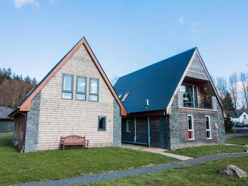 Balmaha Lodges offers cabins in sizes from one to four bedrooms with access to their own outdoor hot tub. Just 20 miles outside of Glasgow, Balmaha is on the eastern shore of Loch Lomond and its stunning national park. There's free parking available and a children's playground on site. Pets are available in selected cabins and hiking, kayaking, and canoeing are all possible nearby.