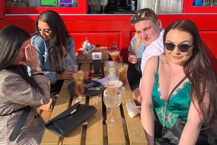 So nice to see people together again. From Christopher Coughlan.