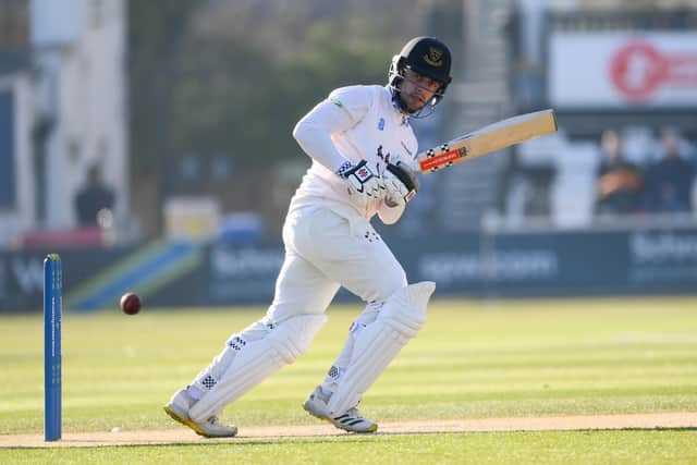 Tom Haines batted for just short of 11 hours for 243.