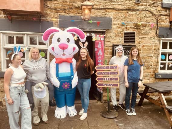 The 1st Brimington Brownies and the Red Lion Pub joined forces once again to host an Easter Extravaganza event on Easter Monday