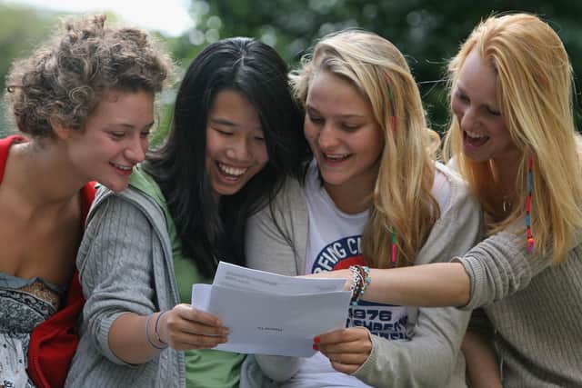 A-level results day is underway in Derbyshire. Image: Matt Cardy/Getty Images