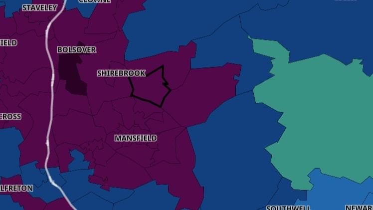 This neighbourhood has seen rates of positive Covid cases fall by 48 percent, from 973.7 on January 14 to 510.8 on January 21.