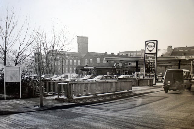 This picture, from 1994, shows the Wheatbridge Road filling station, now long-gone and replaced by the retail park which is home to the likes of Wickes.