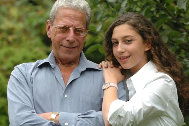 Holocaust survivor Eric Kalman from Whirlowdale in Sheffield with his daughter Jane pictured in 2004