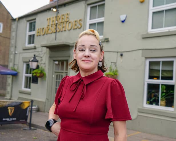 Rebecca King is looking for a new home and livelihood after the closure of the Three Horseshoes. (Photo: Brian Eyre/Derbyshire Times)