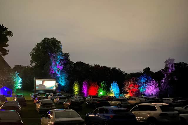 The Village Screen pop-up cinema at Kenwood Hall. Picture: The Village Green Events Company.