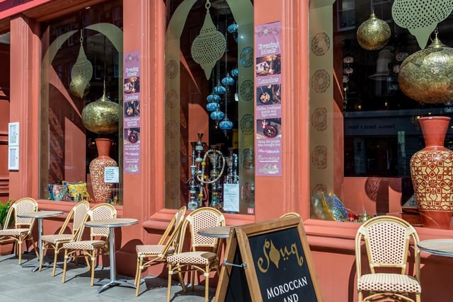 Bringing the flavours of the Marrakesh markets to Edinburgh are the owners of Hanam's, Pomegranate, Pomegranate Express and Laila's with their South Clerk Street restaurant Souq