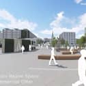 Council chiefs have released a statement about their masterplan for Chesterfield railway station after news HS2’s eastern leg will not serve the town. Image: Whittam Cox Architects.