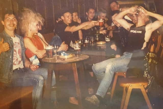 A night-out in Chesterfield in the 1980s, from the albums of Steve Norris and friends.