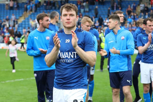 Alex Whittle is leaving the Spireites.