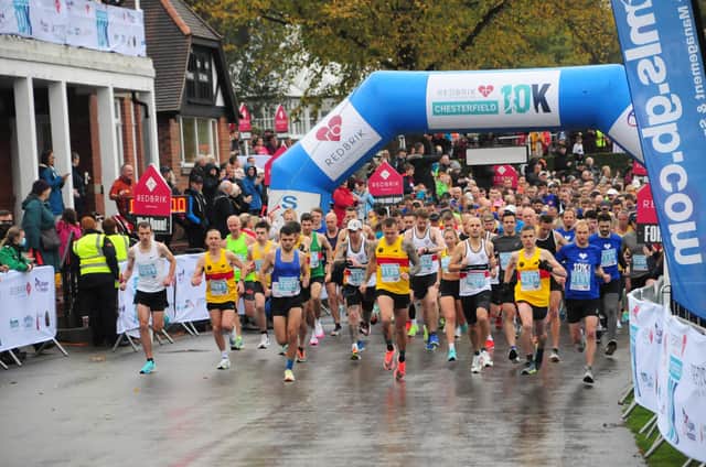 Runners set off in last year's race. Photo: Charles Whitton Photography.