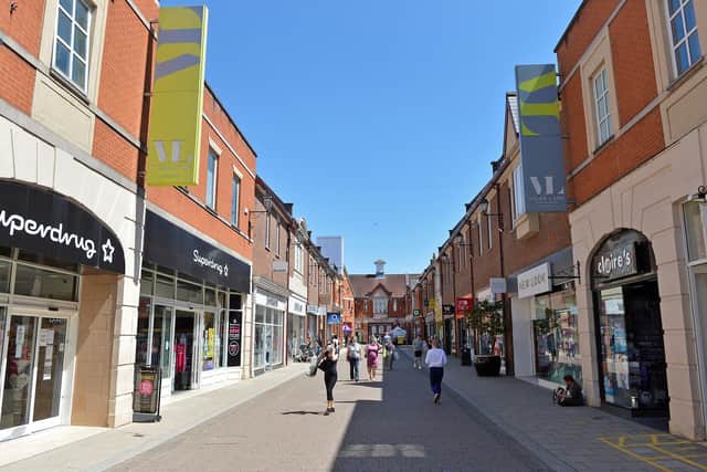 Vicar Lane shopping centre in Chesterfield