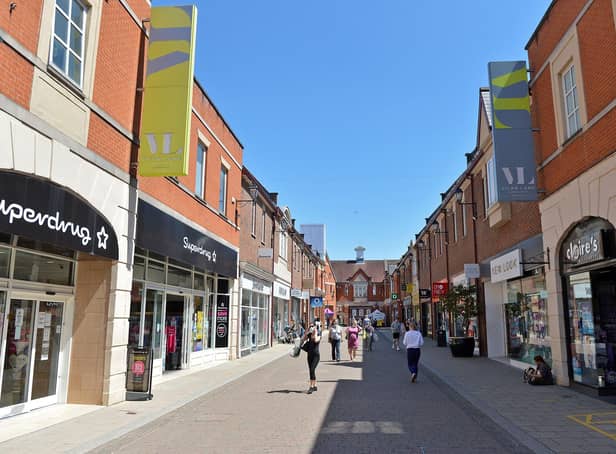 Vicar Lane shopping centre in Chesterfield