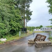 Bouts of heated confrontations have allegedly occurred between residents and the family, with villagers blocking the access road with vehicles and replacing concrete blocks in front of the site gates