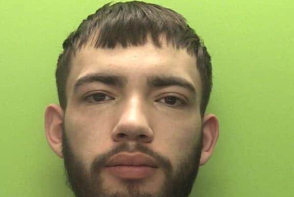 Mitchell Henderson, 21, appeared at Nottingham Crown Court on Thursday, May 25, where he admitted possession with intent to supply cocaine and cannabis, driving while disqualified, and possession of a bladed article and was jailed for three years.
