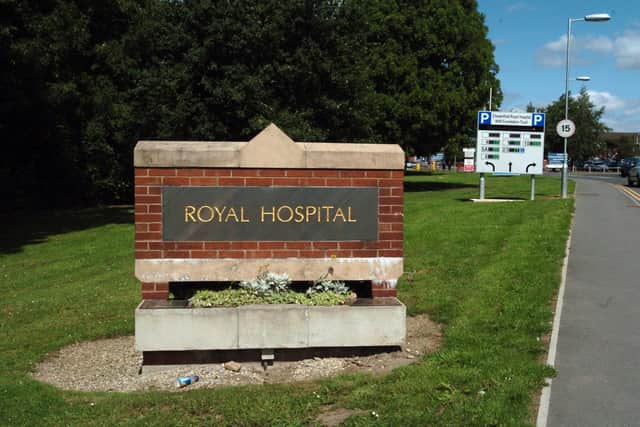 Derbyshire's health and care services have declared a 'critical incident' amid growing pressures. Pictured is Chesterfield Royal Hospital