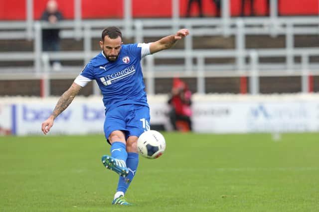 Robbie Weir was released by the Spireites at the end of last season.