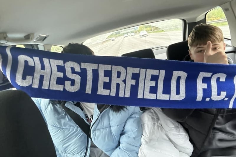 Fans have begun the journey to Wembley.