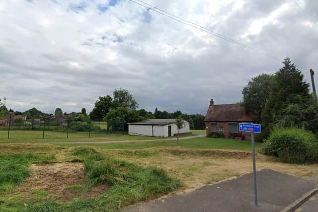 The seven acres of land off West End Drive, Ilkeston, including the former clubhouse, which could be sold off. Image from Google.