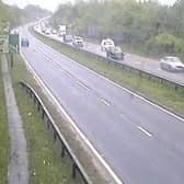 Highways England have reopened all lanes on the A38 northbound in Derbyshire – between the junctions with the A61 Alfreton and the M1 after a vehicle broke down. Credit: Highways England.