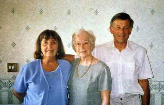 A picture taken during their Sunday lunch in 2004 by Gloria's late husband, Frank. Tony is pictured on the right with Gloria (centre) and his late wife, Jacqueline.