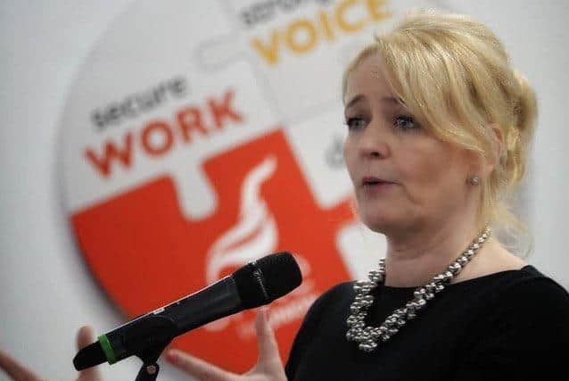 Unite general secretary Sharon Graham has promised a 'relentless' campaign for better wages for bus drivers.