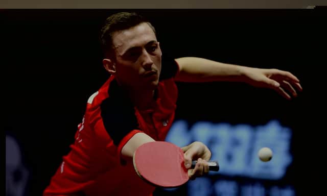 Liam Pitchford will face Brazil's Hugo Calderano in the first round of the ITTF Finals in China tomorrow
