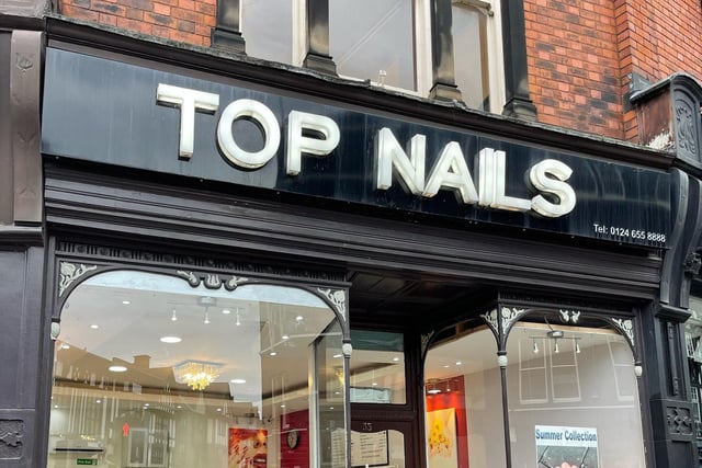 Top Nails, 33 Stephenson Place, Chesterfield, S40 1XL.