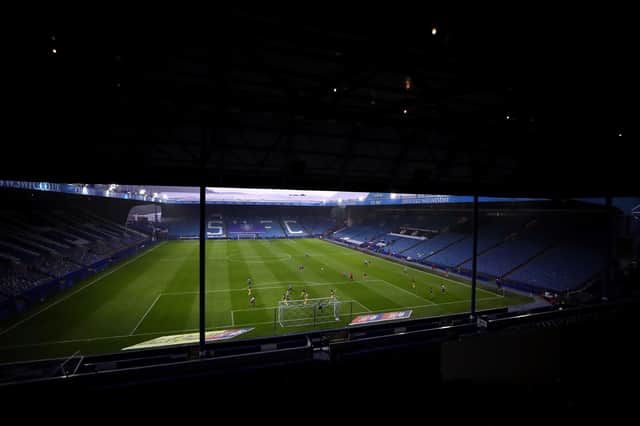 Sheffield Wednesday and Preston North End battle out in front of empty stands at Hillsborough