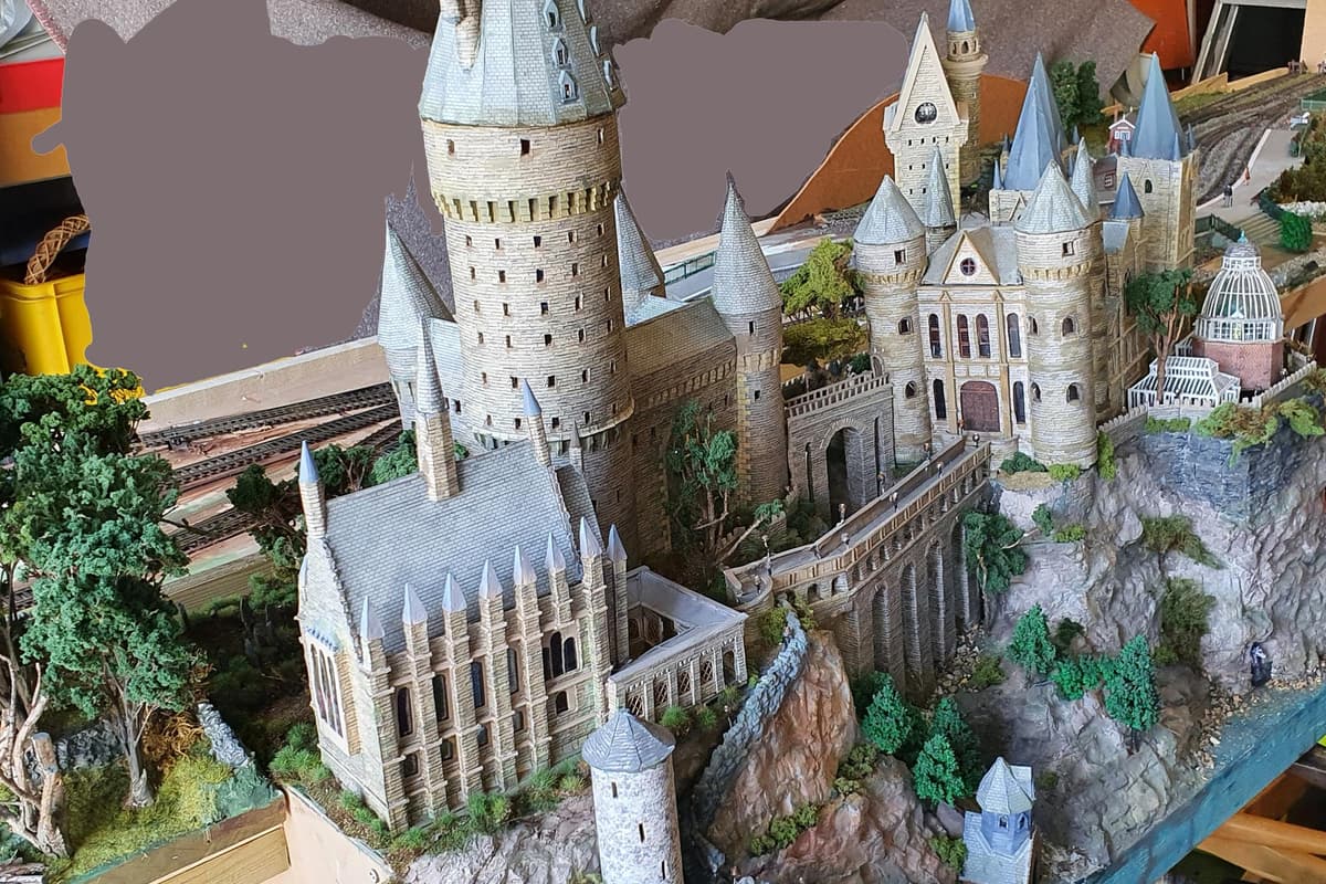 Hogwarts model, Harry Potter, inspired by films, diorama, diy 