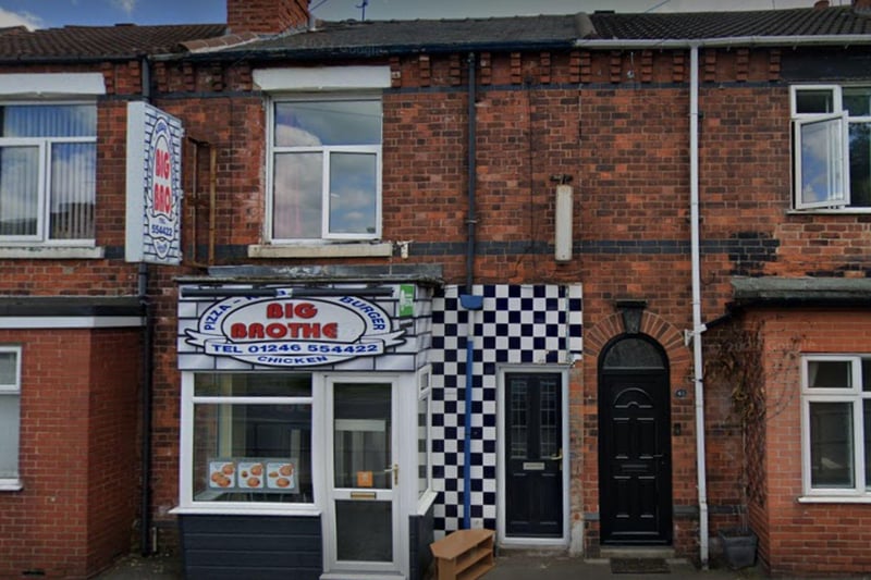 Big Brother at Sheffield Road, Chesterfield holds a one-star hygiene rating following an inspection in April 2023.