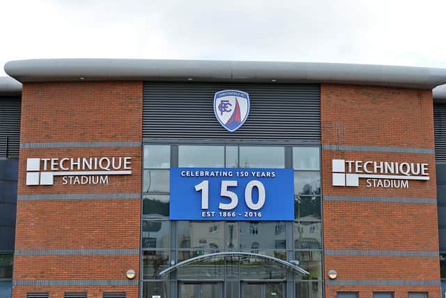 Police are investigating a theft at Chesterfield Football Club.