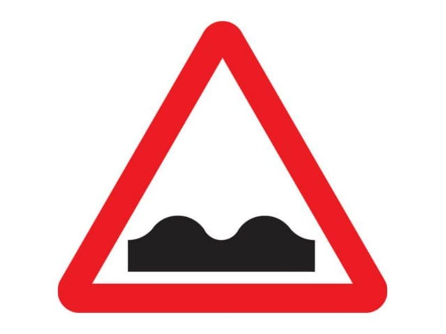 C. Uneven road