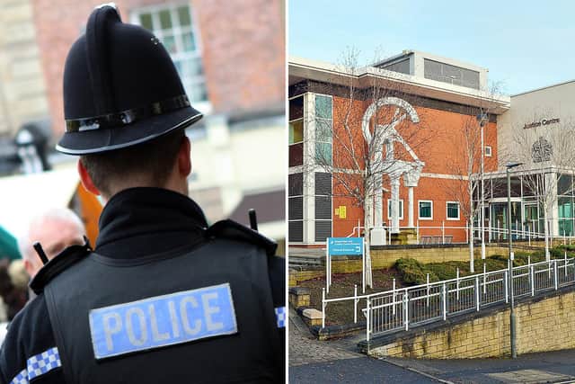 A man was arrested after a fight allegedly broke out at Chesterfield Magistrates Court.